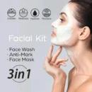 Beauty Clinic 3 in 1 Facial Scrub Instant Facial Kit Formula