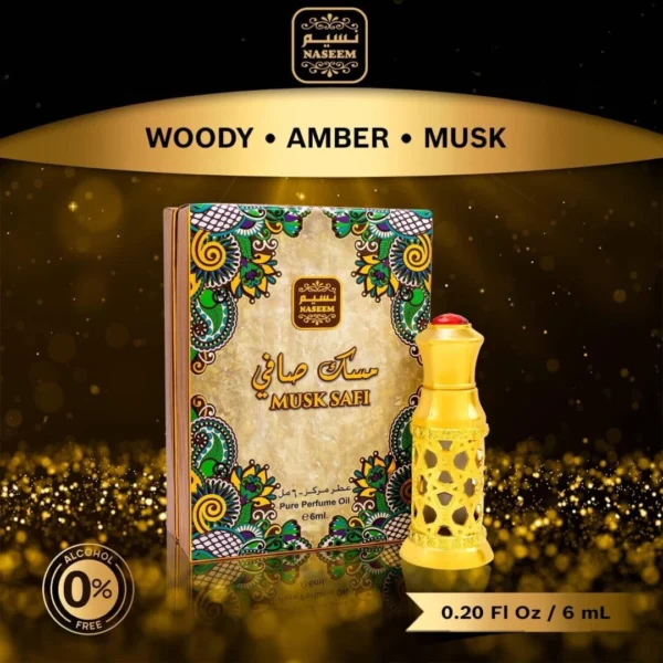 Naseem Musk Safi 6ml Concentrated Perfume Oil - Image 3
