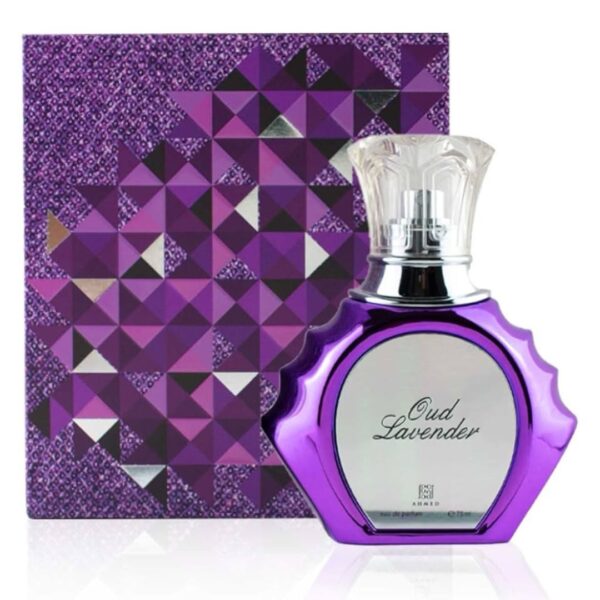 Oud Lavender perfume ahmed al maghribi box